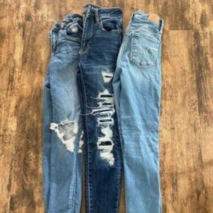 American Eagle Skinny Jeans  Perfect Condition 0-2